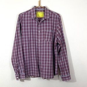 Descendant of Thieves Shirt Red Plaid XL